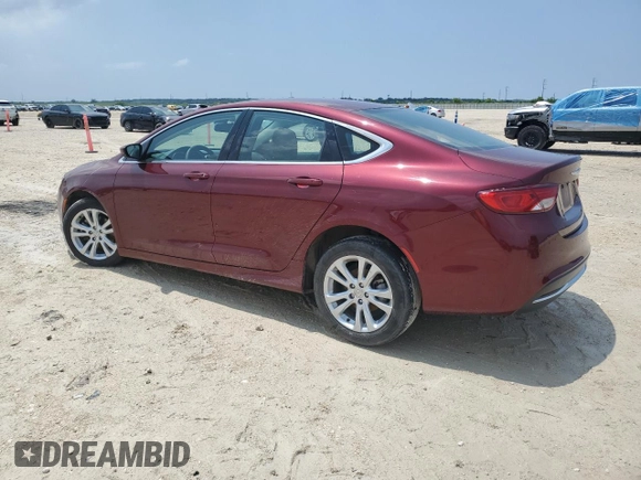 2015 Chrysler 200 Limited z VIN 1C3CCCAB6FN651994, wystawiony jako Copart lot #55987865 z przebiegiem 24 402 mil mil oraz Szkoda całkowita • Salvage title. Historia ofert i sprzedaży dostępna na DreamBid. Obrazek 2.