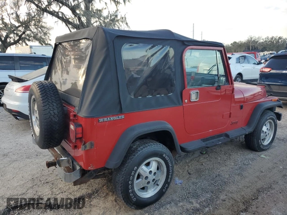 1988 Jeep Wrangler Laredo with VIN 2BCCZ8144JB526734, listed as a Copart auction lot 80650354 with 111,363 mi miles and Non Repairable. Bid and sale history available at carsss.com. Image 3.
