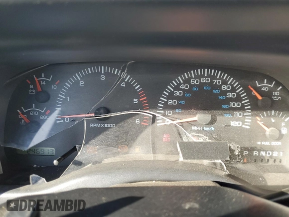 1998 Dodge Dakota SLT with VIN 1B7GL22Y6WS549252, listed as a Copart auction lot 86925244 with 246,913 mi miles and Salvage Title. Bid and sale history available at carsss.com. Image 9.