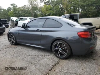 2019 BMW 2 Series M240i with VIN WBA2J5C50KVC07696, listed as a Copart auction lot 73926844 with 30,942 mi miles and Salvage Title. Bid and sale history available at DreamBid. Image 2.