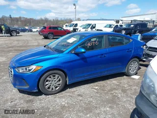 2017 Hyundai Elantra SE with VIN KMHD74LF4HU128066, listed as a IAAI auction lot 41994646 with 95,672 mi miles. Bid and sale history available at carsss.com. Image 15.