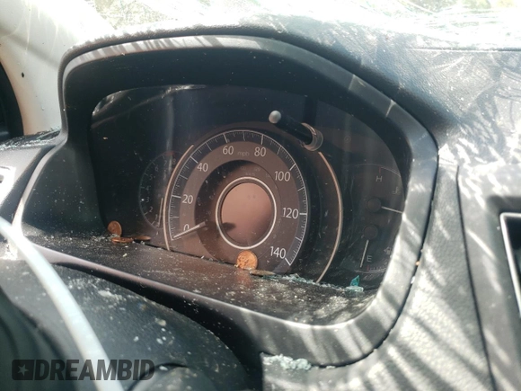 2013 Honda CR-V EX-L with VIN 2HKRM3H70DH515734, listed as a Copart auction lot 53114575 with Not Provided miles and Salvage Title. Bid and sale history available at DreamBid. Image 9.