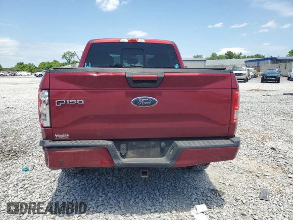 2016 Ford F-150 XLT with VIN 1FTEW1EG3GFC58231, listed as a Copart auction lot 57956055 with 132,975 mi miles and Salvage title. Bid and sale history available at DreamBid. Image 6.