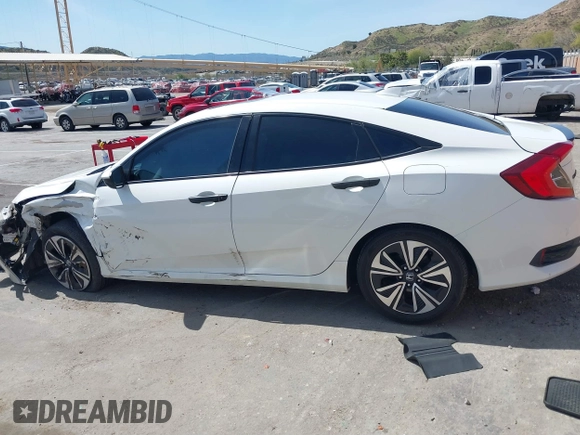 2017 Honda Civic Sedan EX-T with VIN 2HGFC1F36HH649299, listed as a IAAI auction lot 41847005 with 76,280 mi miles. Bid and sale history available at carsss.com. Image 14.