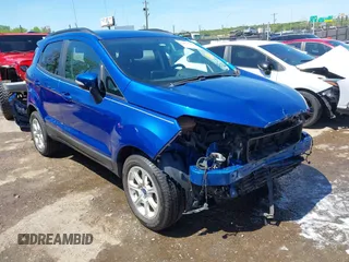 2020 Ford EcoSport SE with VIN MAJ3S2GE6LC344672, listed as a IAAI auction lot 42082028 with 72,122 mi miles and . Bid and sale history available at DreamBid. Image 1.