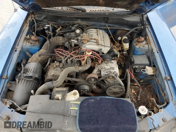 1995 Ford Mustang with VIN 1FALP4045SF145706, listed as a Copart auction lot 69829614 with 164,460 mi miles and Salvage Title. Bid and sale history available at carsss.com. Image 11.
