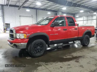 2005 Dodge 1500 SLT with VIN 1D7HU18D25J613961, listed as a Copart auction lot 53507555 with 163,110 mi miles and Salvage Title. Bid and sale history available at carsss.com. Image 1.