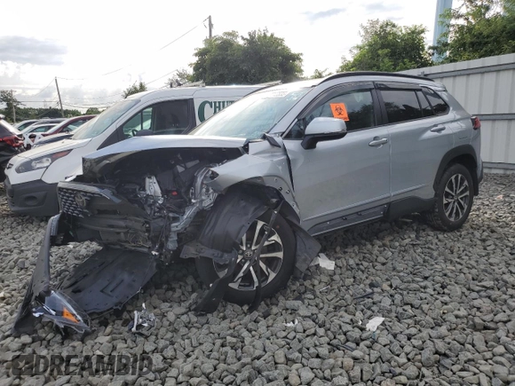 2023 Toyota Corolla Cross XLE with VIN 7MUDAABG6PV078570, listed as a Copart auction lot 65246535 with 21,928 mi miles and Salvage title. Bid and sale history available at DreamBid. Image 1.