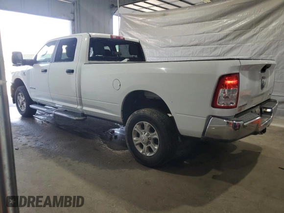 2023 Ram 2500 Big Horn with VIN 3C6UR5JL6PG587668, listed as a Copart auction lot 54013365 with 45,391 mi miles and Salvage title. Bid and sale history available at DreamBid. Image 2.