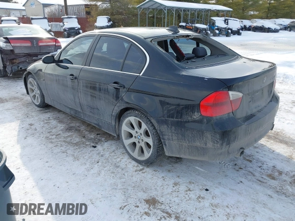 2008 BMW 3 Series 335xi with VIN WBAVD53518A252888, listed as a IAAI auction lot 41362891 with 82,197 mi miles. Bid and sale history available at carsss.com. Image 3.