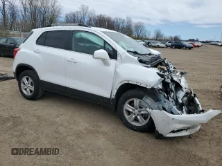 2017 Chevrolet Trax LT with VIN 3GNCJPSB5HL189154, listed as a Copart auction lot 51860095 with 83,732 mi miles and Salvage Title. Bid and sale history available at DreamBid. Image 4.