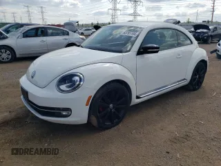 2012 Volkswagen Beetle 2.0T Turbo with VIN 3VWV67AT6CM643862, listed as a Copart auction lot 63781194 with 66,016 mi miles and Salvage Title. Bid and sale history available at carsss.com. Image 1.