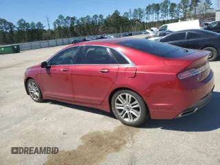2015 Lincoln MKZ with VIN 3LN6L2GK1FR622826, listed as a Copart auction lot 50158725 with Not Provided miles and Salvage Title. Bid and sale history available at DreamBid. Image 2.