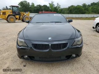 2004 BMW 6 Series 645Ci with VIN WBAEK73424B322248, listed as a Copart auction lot 53040994 with 134,604 mi miles and Salvage Title. Bid and sale history available at carsss.com. Image 5.