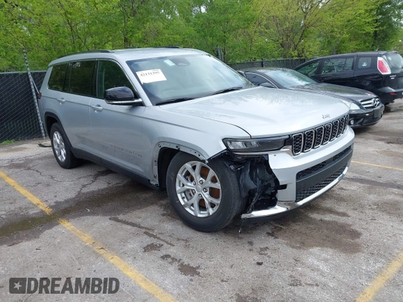 2023 Jeep Grand Cherokee Limited z VIN 1C4RJJBG8P8890280, wystawiony jako IAAI lot #42121395 z przebiegiem 42 983 mil mil oraz . Historia ofert i sprzedaży dostępna na DreamBid. Obrazek 1.