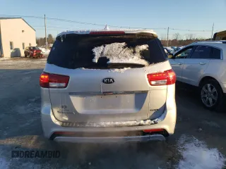 2016 Kia Sedona SX-L with VIN KNDME5C13G6155704, listed as a Copart auction lot 42119465 with 98,597 mi miles and Salvage Title. Bid and sale history available at carsss.com. Image 6.