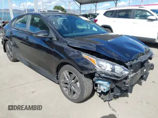 2021 Kia Forte GT-Line with VIN 3KPF34AD2ME272864, listed as a IAAI auction lot 41917512 with 62,610 mi miles. Bid and sale history available at carsss.com. Image 1.