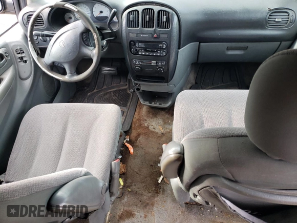 2006 Dodge Caravan SXT with VIN 1D4GP45R46B738943, listed as a Copart auction lot 70921874 with 0 mi miles and Salvage Title. Bid and sale history available at carsss.com. Image 8.