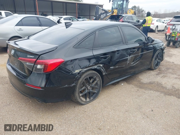 2022 Honda Civic Sport z VIN 2HGFE2F56NH540970, wystawiony jako IAAI lot #41590129 z przebiegiem 61 503 mil mil oraz . Historia ofert i sprzedaży dostępna na DreamBid. Obrazek 4.