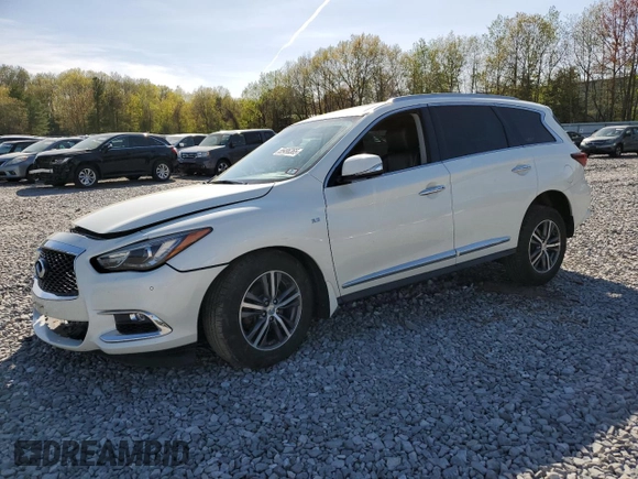 2017 Infiniti QX60 with VIN 5N1DL0MM0HC519612, listed as a Copart auction lot 55496365 with 140,205 mi miles and Salvage Title. Bid and sale history available at DreamBid. Image 1.