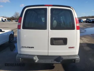 2019 GMC Savana Cargo Van with VIN 1GTW7AFP6K1216710, listed as a Copart auction lot 86695534 with 74,555 mi miles and Salvage Title. Bid and sale history available at carsss.com. Image 6.