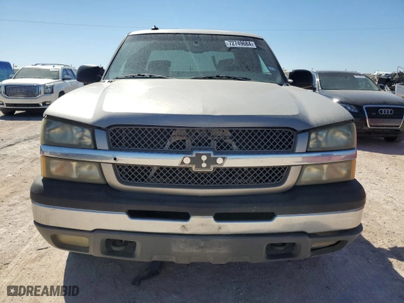 2003 Chevrolet Silverado 1500HD LS with VIN 1GCGK13U43F186091, listed as a Copart auction lot 72749684 with NaN miles and Salvage Title. Bid and sale history available at carsss.com. Image 5.