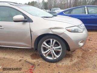 2009 Nissan Murano LE with VIN JN8AZ18WX9W137860, listed as a IAAI auction lot 41761735 with 148,570 mi miles. Bid and sale history available at carsss.com. Image 6.