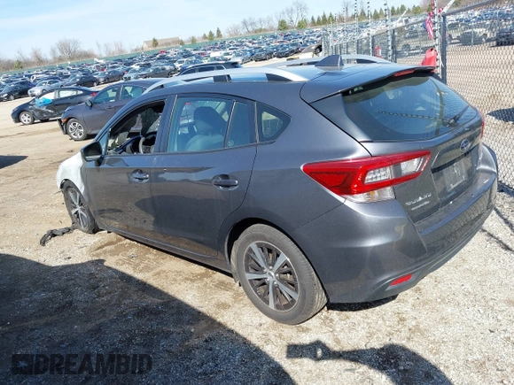 2022 Subaru Impreza Premium with VIN 4S3GTAV60N3719568, listed as a IAAI auction lot 41807427 with Not provided miles and . Bid and sale history available at DreamBid. Image 3.