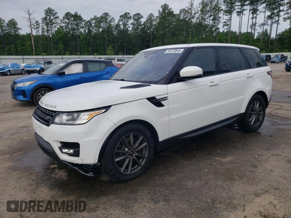 2016 Land Rover Range Rover Sport SE with VIN SALWG2VF2GA553843, listed as a Copart auction lot 56720845 with 102,197 mi miles and Salvage title. Bid and sale history available at DreamBid. Image 1.