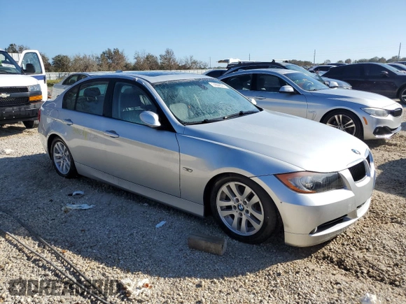 2006 BMW 3 Series 325i with VIN WBAVB13556KX41784, listed as a Copart auction lot 74008574 with 0 mi miles and Salvage Title. Bid and sale history available at carsss.com. Image 4.