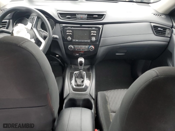 2017 Nissan Rogue S with VIN KNMAT2MV1HP526704, listed as a Copart auction lot 81585204 with 0 mi miles and Salvage Title. Bid and sale history available at carsss.com. Image 8.