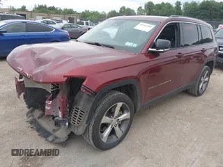 2021 Jeep Grand Cherokee Limited with VIN 1C4RJKBG1M8131407, listed as a IAAI auction lot 42545568 with 59,543 mi miles and . Bid and sale history available at DreamBid. Image 2.