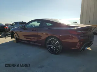 2020 BMW 8 Series 840i with VIN WBAAE2C05LCD13691, listed as a Copart auction lot 72885664 with 28,107 mi miles and Salvage Title. Bid and sale history available at carsss.com. Image 2.