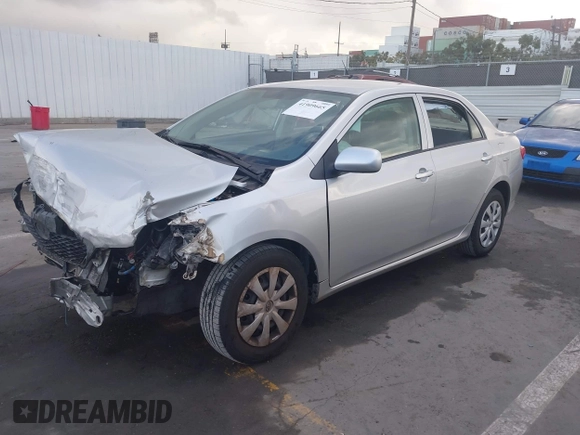 2010 Toyota Corolla with VIN JTDBU4EE7A9111604, listed as a IAAI auction lot 41909665 with Not Provided miles. Bid and sale history available at carsss.com. Image 2.