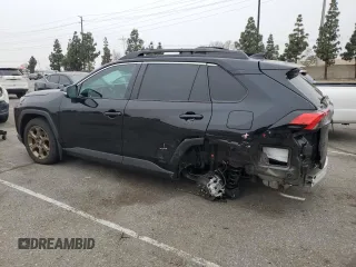 2023 Toyota RAV4 Hybrid XLE with VIN 2T3UWRFV7PW177240, listed as a Copart auction lot 55631115 with 7,655 mi miles and Salvage title. Bid and sale history available at DreamBid. Image 2.