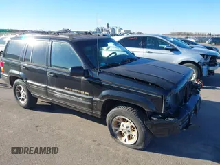 1996 Jeep Grand Cherokee Limited with VIN 1J4GZ78S5TC196338, listed as a IAAI auction lot 41199541 with Not Provided miles. Bid and sale history available at carsss.com. Image 1.
