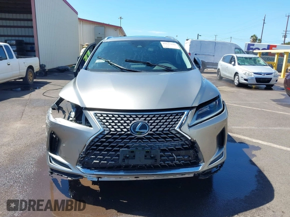 2020 Lexus RX with VIN 2T2HZMAA9LC163081, listed as a IAAI auction lot 41627232 with 38,153 mi miles. Bid and sale history available at carsss.com. Image 13.