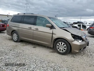 2008 Honda Odyssey EX-L with VIN 5FNRL387X8B116661, listed as a Copart auction lot 52954075 with 177,100 mi miles and Salvage Title. Bid and sale history available at carsss.com. Image 4.