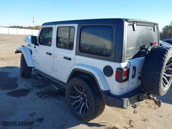 2019 Jeep Wrangler Unlimited Sahara with VIN 1C4HJXEN1KW687924, listed as a IAAI auction lot 41082030 with 65,852 mi miles. Bid and sale history available at carsss.com. Image 3.