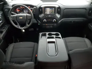 2024 Chevrolet Silverado 1500 Custom with VIN 1GCPDBEK0RZ388333, listed as a Copart auction lot 83615434 with 1,898 mi miles and Non Repairable. Bid and sale history available at DreamBid. Image 8.
