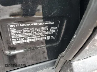 2021 BMW X1 xDrive28i with VIN WBXJG9C05M5T03982, listed as a Copart auction lot 55384025 with 24,309 mi miles and Salvage Title. Bid and sale history available at DreamBid. Image 13.
