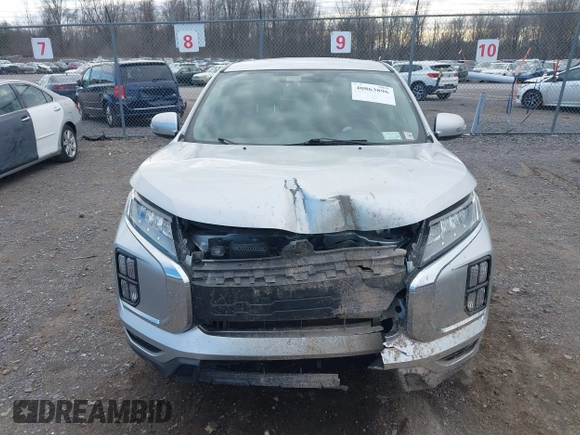 2021 Mitsubishi Outlander Sport ES with VIN JA4ARUAUXMU017447, listed as a IAAI auction lot 40863896 with 83,627 mi miles. Bid and sale history available at carsss.com. Image 12.