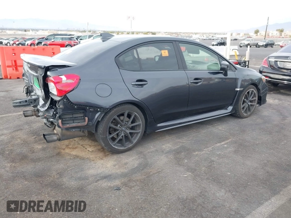 2018 Subaru WRX Limited with VIN JF1VA1L69J8826976, listed as a IAAI auction lot 41117370 with 118,587 mi miles. Bid and sale history available at carsss.com. Image 4.