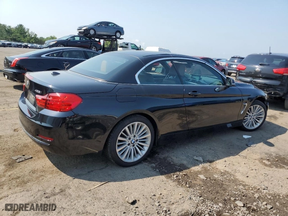 2014 BMW 4 Series 428i xDrive with VIN WBA3V9C52EPR69126, listed as a Copart auction lot 66181394 with 108,455 mi miles and Salvage Title. Bid and sale history available at carsss.com. Image 3.