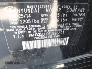 2014 Hyundai Elantra с VIN KMHD35LH0EU228891, выставлен на аукционе IAAI как лот 42173999 с пробегом 91 749 миль миль и . История ставок и продаж доступна на DreamBid. Изображение 9.
