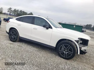 2025 Mercedes-Benz GLC with VIN W1NKJ4HB0SF284466, listed as a Copart auction lot 48459275 with 819 mi miles and Salvage Title. Bid and sale history available at carsss.com. Image 4.