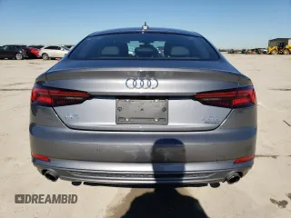 2018 Audi A5 Sportback Premium Plus with VIN WAUENCF53JA066286, listed as a Copart auction lot 39546854 with 52,596 mi miles. Bid and sale history available at carsss.com. Image 6.
