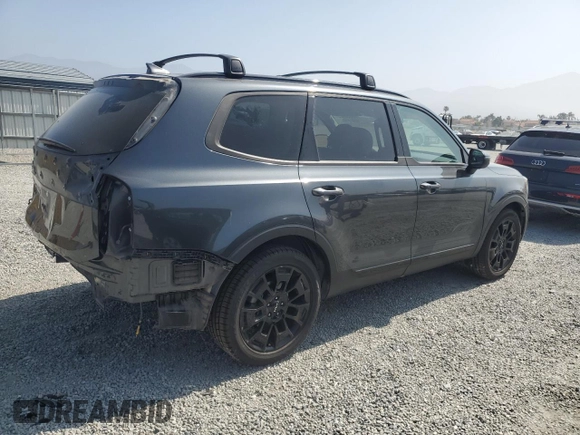 2022 Kia Telluride EX with VIN 5XYP3DHC4NG286223, listed as a Copart auction lot 58838925 with 45,444 mi miles and Salvage title. Bid and sale history available at DreamBid. Image 3.