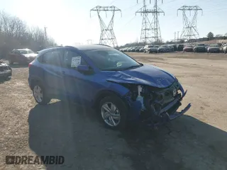 2020 Honda HR-V EX with VIN 3CZRU6H54LM724154, listed as a IAAI auction lot 41715536 with 30,940 mi miles. Bid and sale history available at carsss.com. Image 1.