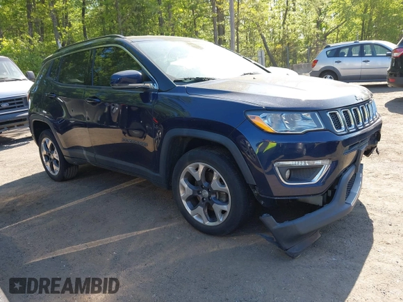 2019 Jeep Compass Limited with VIN 3C4NJDCB1KT680147, listed as a IAAI auction lot 42117481 with 132,743 mi miles and . Bid and sale history available at DreamBid. Image 1.